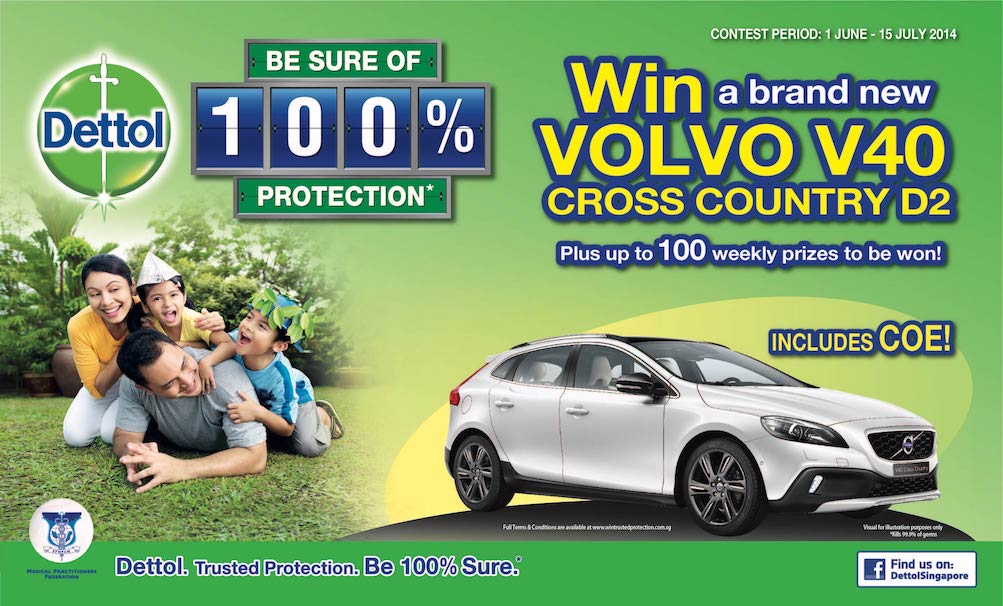 Dettol win a volvo header